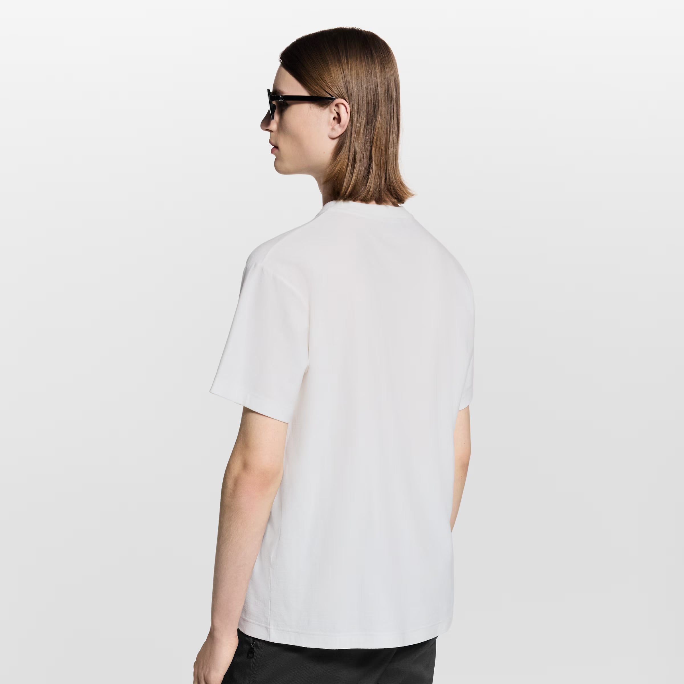 Velvet Jacquard Short-Sleeved T-Shirt